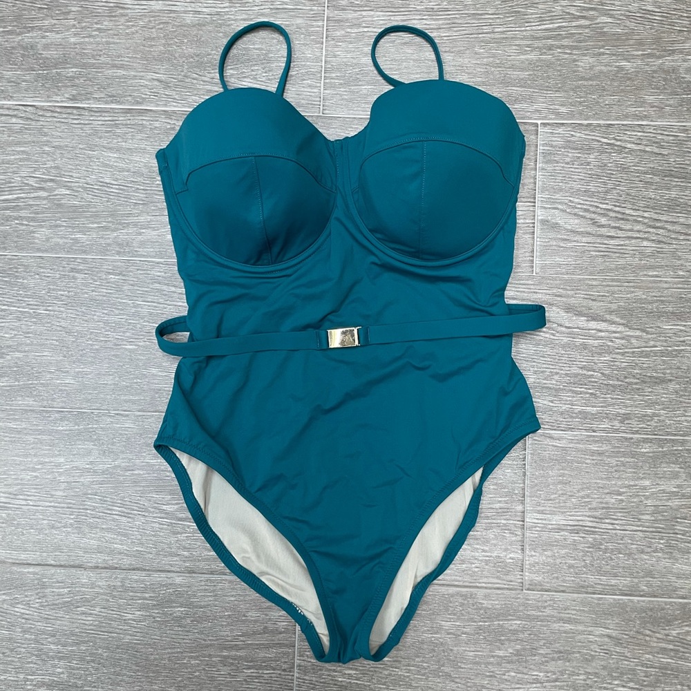 J.Crew Wired DD-cup One-Piece Swimsuit (Size 10)